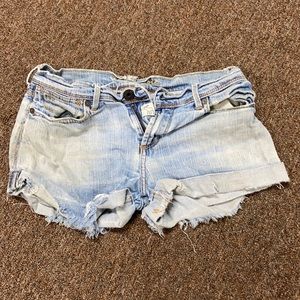 Abercrombie jean shorts size 16